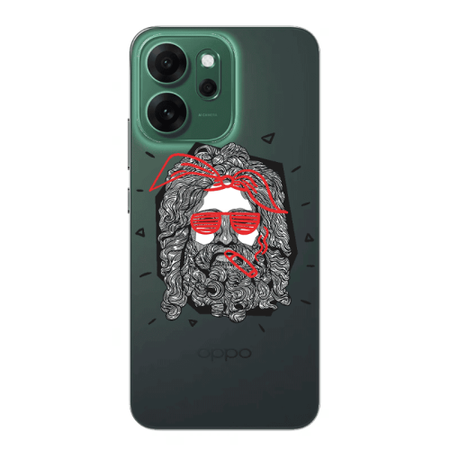 Oppo 14 F Cool glasses Transparent Silicone TPU Θήκη
