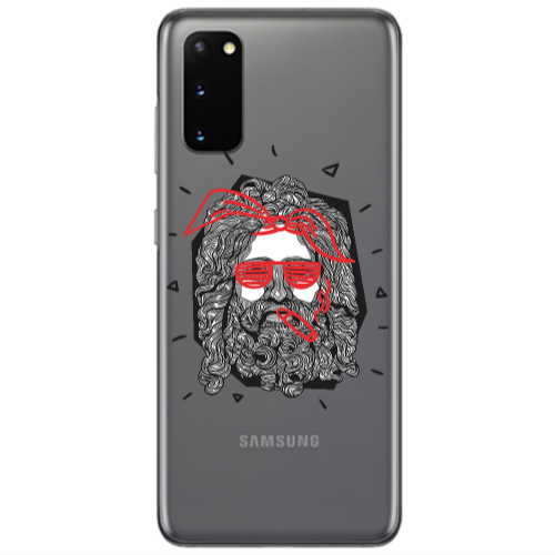 Samsung S20 Cool glasses Transparent Silicone TPU Θήκη