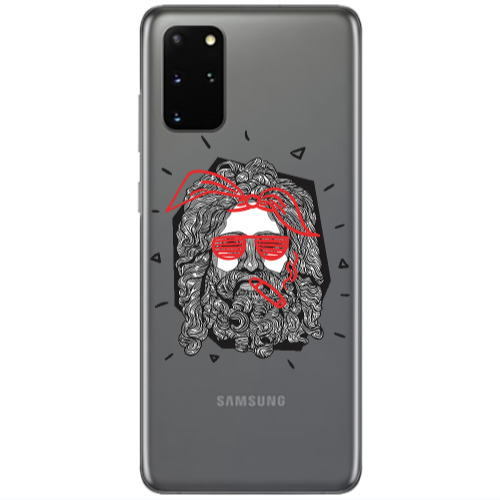 Samsung S20 Plus Cool glasses Transparent Silicone TPU Θήκη