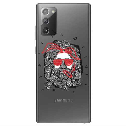 Samsung Note 20 Cool glasses Transparent Silicone TPU Θήκη