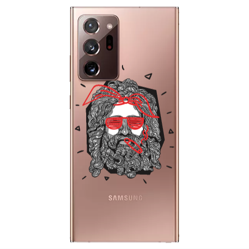 Samsung Note 20 Ultra Cool glasses Transparent Silicone TPU Θήκη