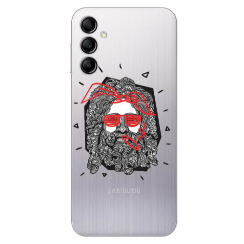 Samsung A24 Cool glasses Transparent Silicone TPU Θήκη
