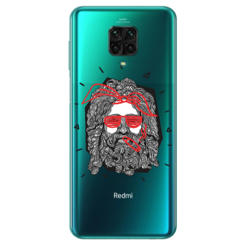 Xiaomi Redmi Note 9S Cool glasses Transparent Silicone TPU Θήκη