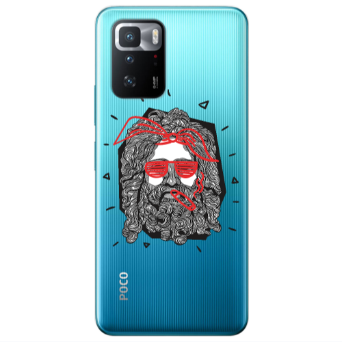 Xiaomi Poco X3 GT Cool glasses Transparent Silicone TPU Θήκη