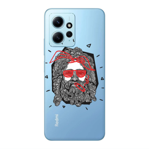 Xiaomi Redmi Note 12 4G Cool glasses Transparent Silicone TPU Θήκη