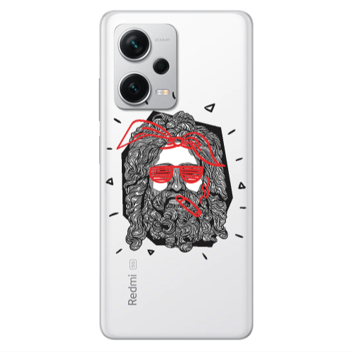 Xiaomi Redmi Note 12 5G Cool glasses Transparent Silicone TPU Θήκη