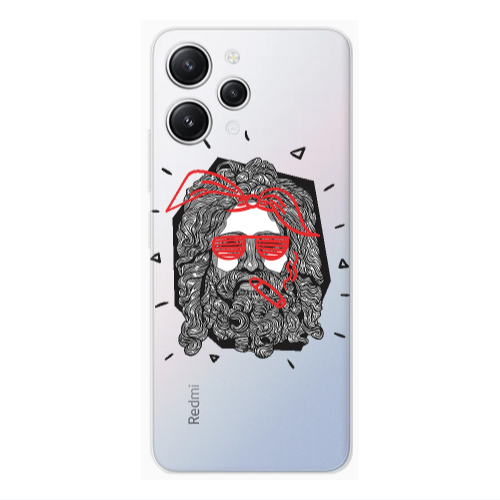 Xiaomi Redmi 12 Cool glasses Transparent Silicone TPU Θήκη