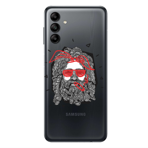 Samsung A13 5G Cool glasses Transparent Silicone TPU Θήκη