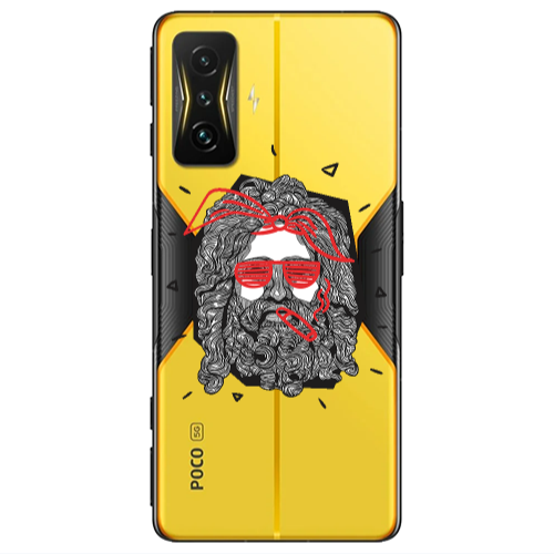 Xiaomi Poco F4 Gt Cool glasses Transparent Silicone TPU Θήκη