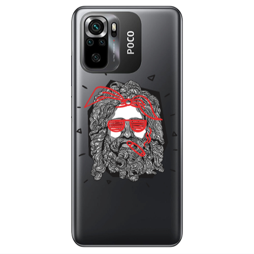 Xiaomi Poco M5 s Cool glasses Transparent Silicone TPU Θήκη