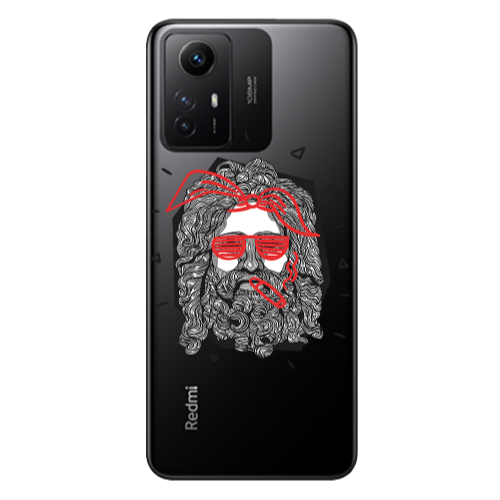 Xiaomi Redmi Note 12s Cool glasses Transparent Silicone TPU Θήκη