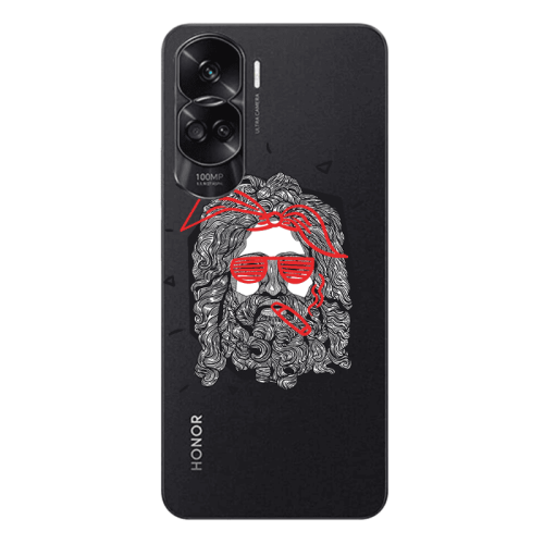 Honor 90 Lite 5G Cool glasses Transparent Silicone TPU Θήκη