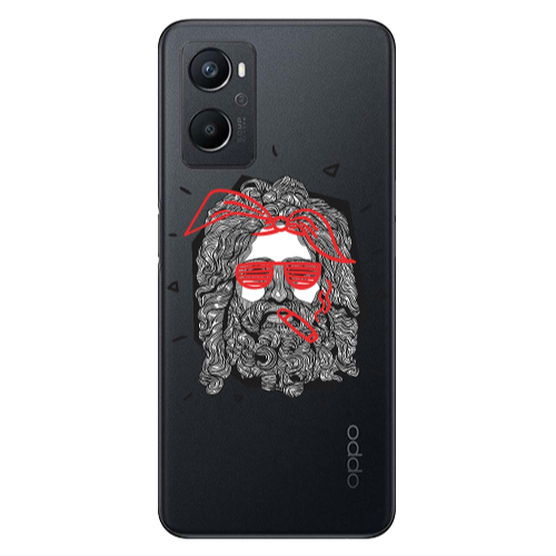 Oppo A 96 Cool glasses Transparent Silicone TPU Θήκη