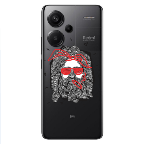 Xiaomi Redmi Note 13 Pro+ 5G  Cool glasses Transparent Silicone TPU Θήκη