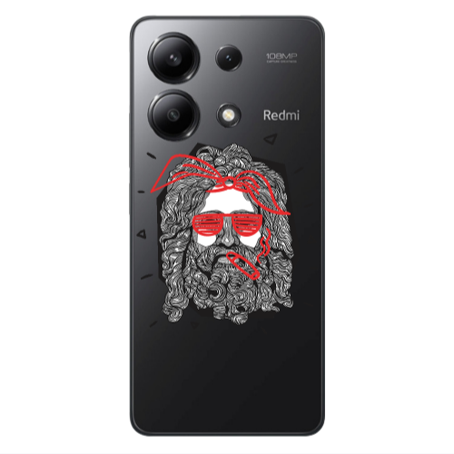 Xiaomi Redmi Note 13 4G Cool glasses Transparent Silicone TPU Θήκη