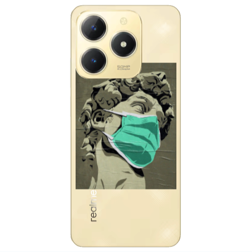 Realme C61 Masque Transparent Silicone TPU Θήκη