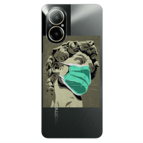 Realme C67 Masque Transparent Silicone TPU Θήκη