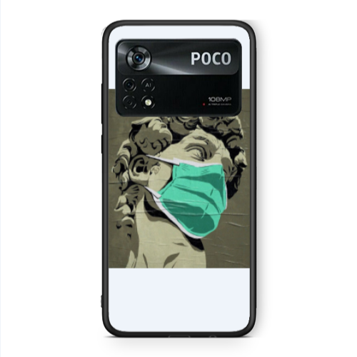 Xiaomi Poco X4 Pro Masque Black Glossy Θήκη