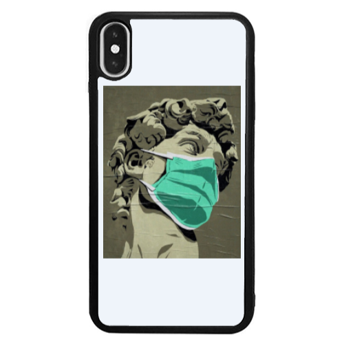 Apple iPhone Xs Max Masque Black Glossy Θήκη