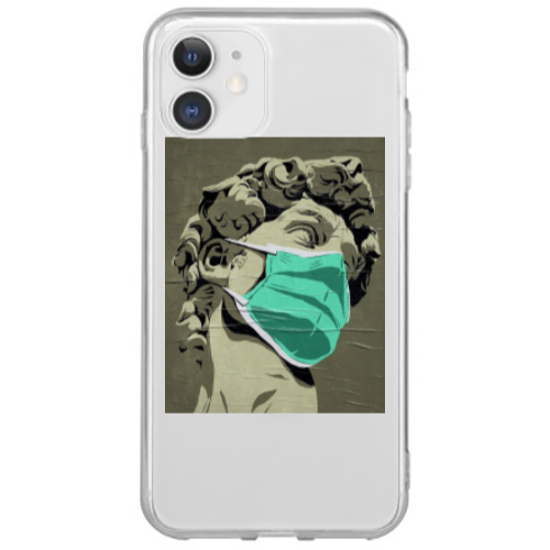 Apple iPhone 12 Mini Masque Transparent Silicone TPU Θήκη