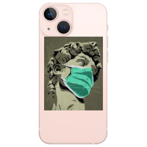 Apple iPhone 13 Mini Masque Transparent Silicone TPU Θήκη