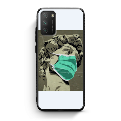 Xiaomi Poco M3 Masque Black Glossy Θήκη