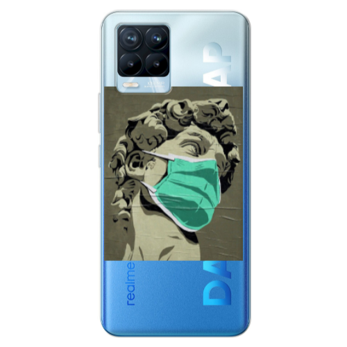Realme 8 Pro Masque Transparent Silicone TPU Θήκη