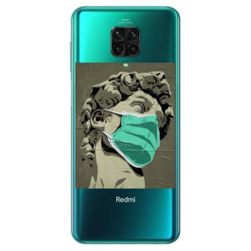 Xiaomi Redmi Note 9S Masque Transparent Silicone TPU Θήκη