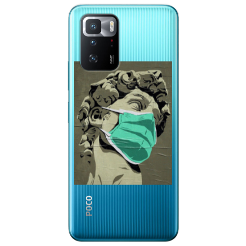 Xiaomi Poco X3 GT Masque Transparent Silicone TPU Θήκη