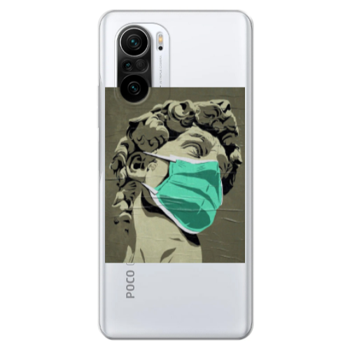 Xiaomi Poco F3 Masque Transparent Silicone TPU Θήκη