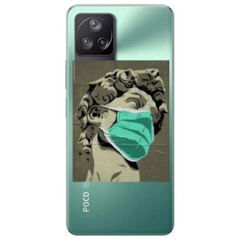 Xiaomi Poco F4 Masque Transparent Silicone TPU Θήκη