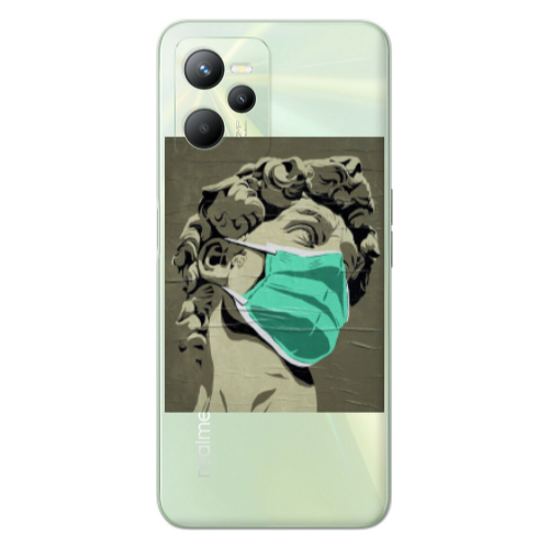 Realme C35 Masque Transparent Silicone TPU Θήκη