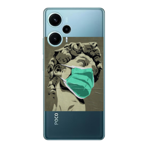 Xiaomi Poco F5 Masque Transparent Silicone TPU Θήκη