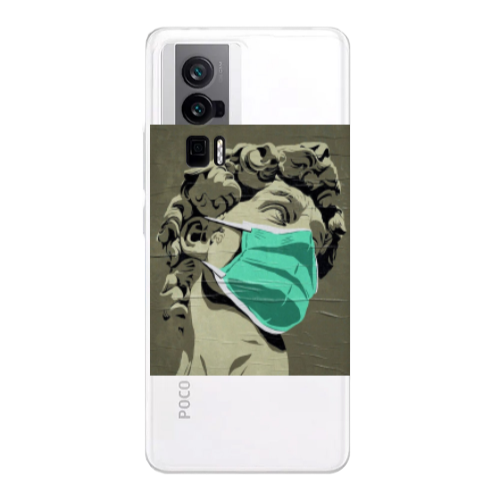 Xiaomi Poco F5 Pro Masque Transparent Silicone TPU Θήκη