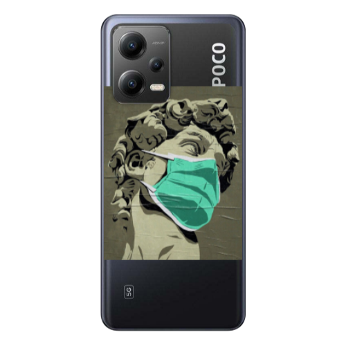 Xiaomi Poco X5 Masque Transparent Silicone TPU Θήκη