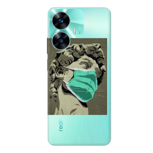 Realme C55 Masque Transparent Silicone TPU Θήκη