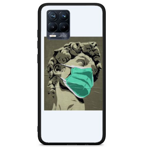 Realme 8 i Masque Black Glossy Θήκη