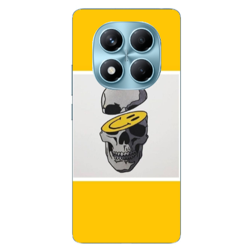 Xiaomi Redmi Note 14 Pro Smiley dry head Transparent Silicone TPU Θήκη