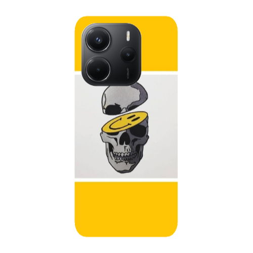 Xiaomi Redmi Note 14 Smiley dry head Transparent Silicone TPU Θήκη