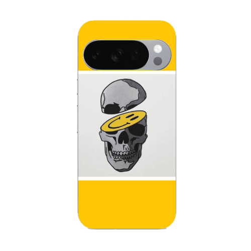 Google Pixel 10 Pro Smiley dry head Transparent Silicone TPU Θήκη