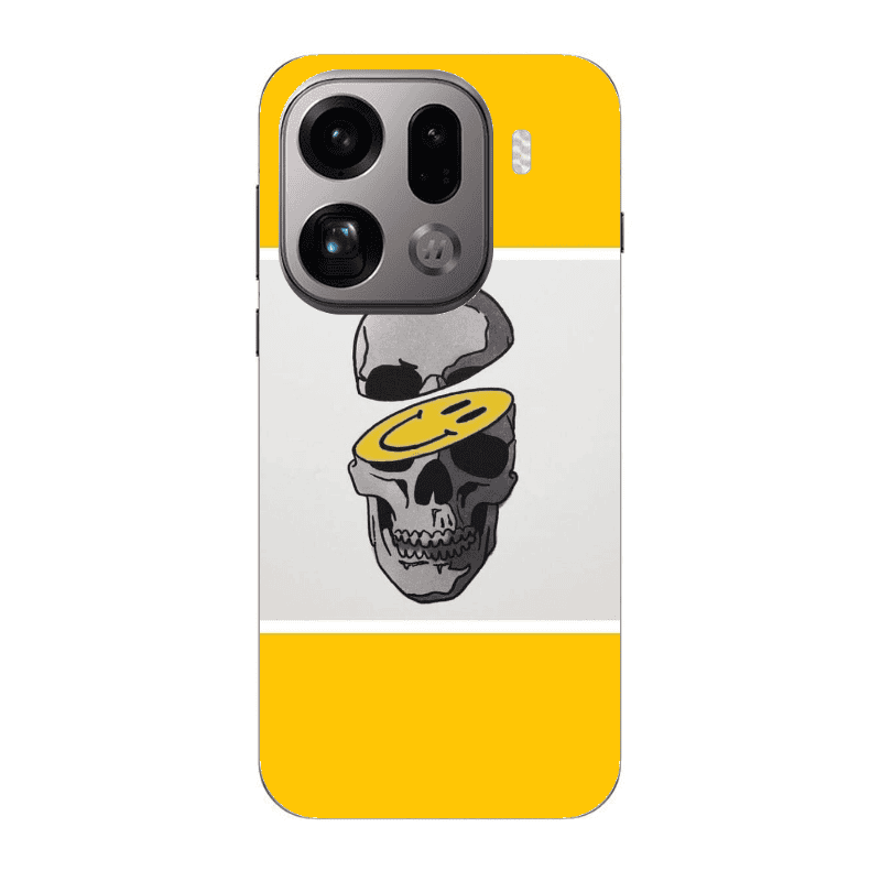 Oppo Find X9 Pro Smiley dry head Transparent Silicone TPU Θήκη