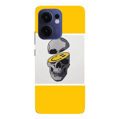 Oppo Reno 13 F Smiley dry head Transparent Silicone TPU Θήκη