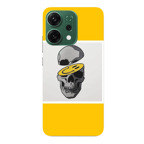Oppo RENO 14 Smiley dry head Transparent Silicone TPU Θήκη