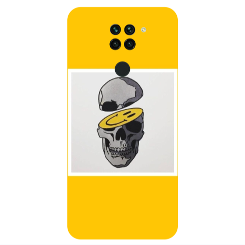 Xiaomi Redmi Note 9 Smiley dry head Transparent Silicone TPU Θήκη
