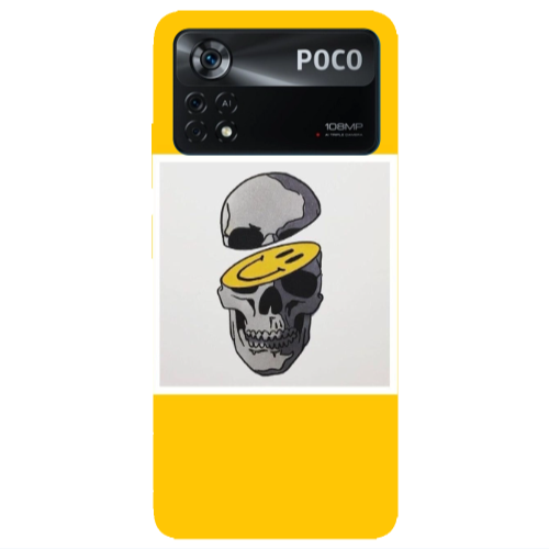 Xiaomi Poco X4 Pro Smiley dry head Transparent Silicone TPU Θήκη