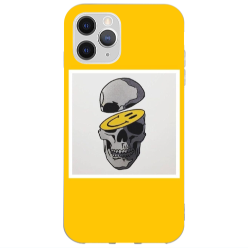 Apple iPhone 13 Pro Smiley dry head Transparent Silicone TPU Θήκη