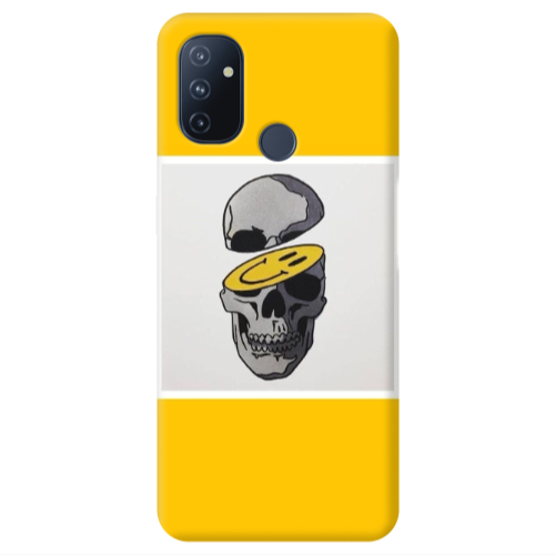 Oneplus Nord 100 Smiley dry head Transparent Silicone TPU Θήκη