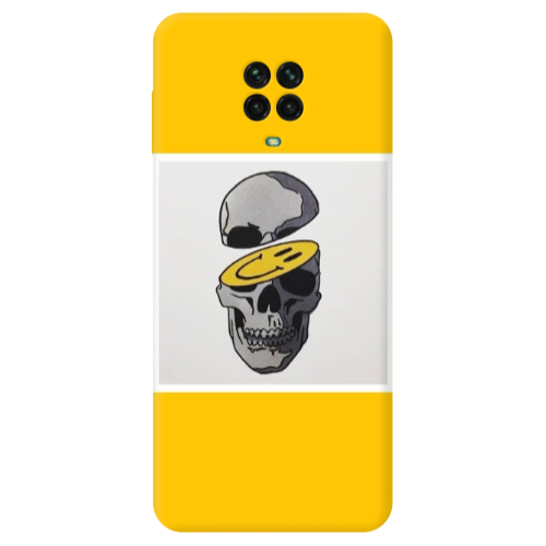 Xiaomi Redmi Note 9S Smiley dry head Transparent Silicone TPU Θήκη