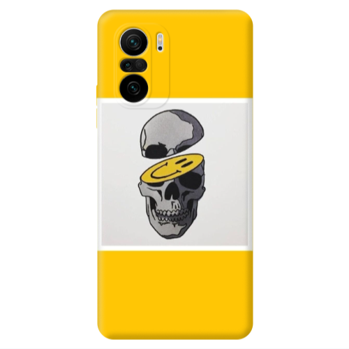 Xiaomi Poco F3 Smiley dry head Transparent Silicone TPU Θήκη