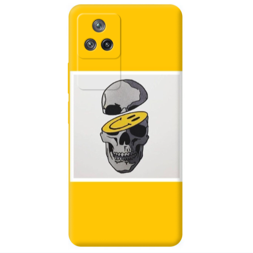 Xiaomi Poco F4 Smiley dry head Transparent Silicone TPU Θήκη